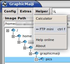 GraphicMaiJi, Help Menu, additional functions